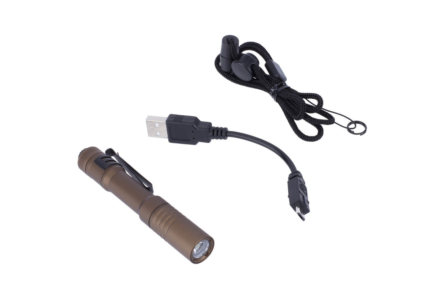 Streamlight MicroStream USB Charging LED Flashlight - Coyote