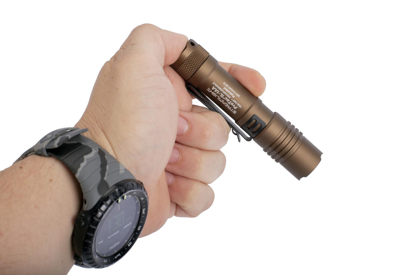 Streamlight ProTac 1L-1AA 350 Lumen Dual Fuel Tactical Flashlight - Coyote