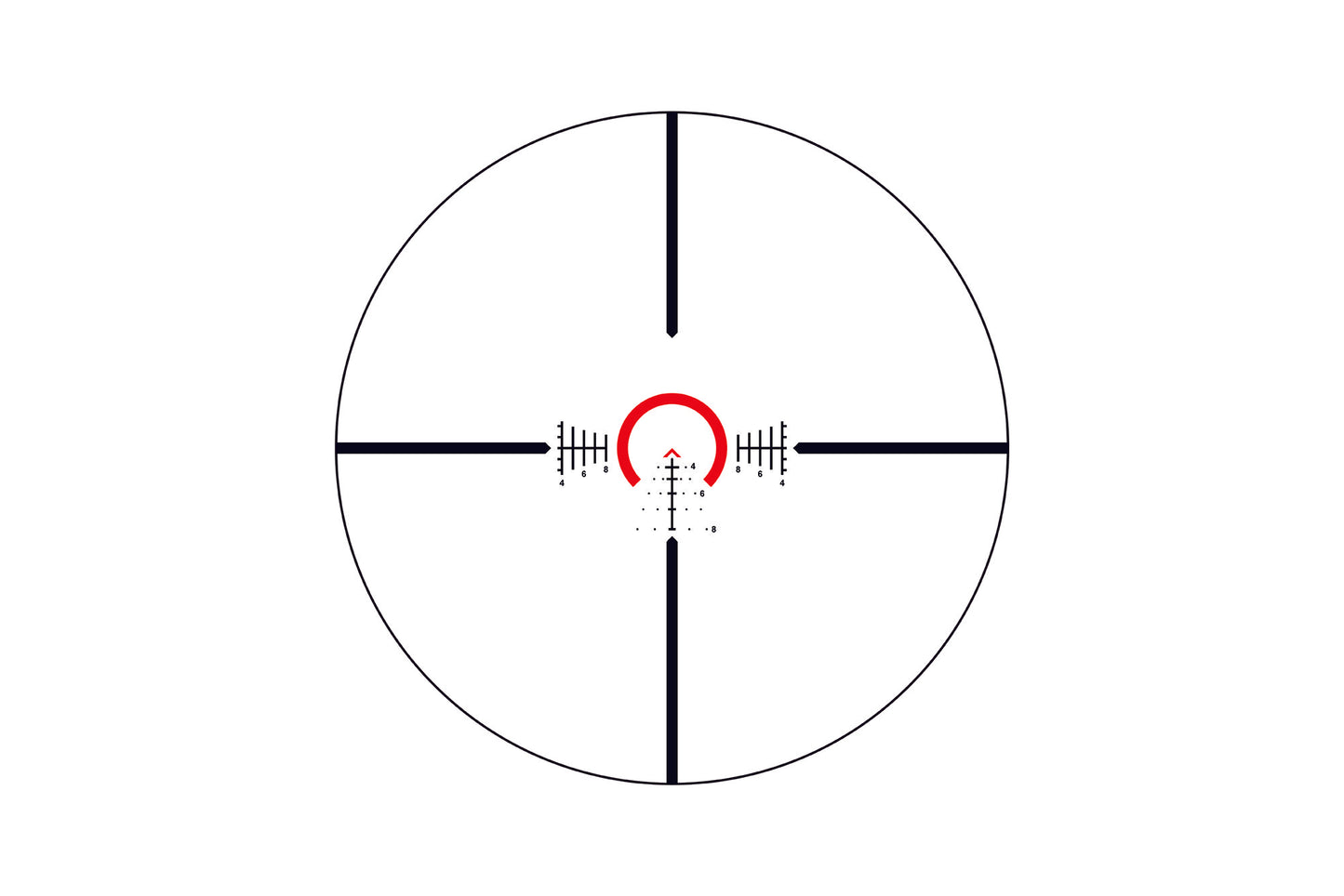 Primary Arms GLx 1-6x24 FFP Rifle Scope - Illuminated ACSS Raptor M6 Reticle